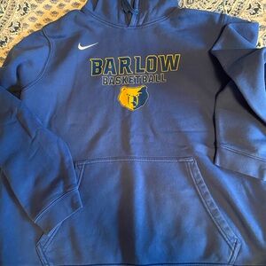 Nike Blue Barlow Basketball Hoodie